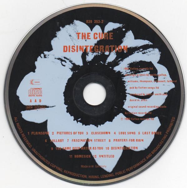 Cure - Disintegration - Cd