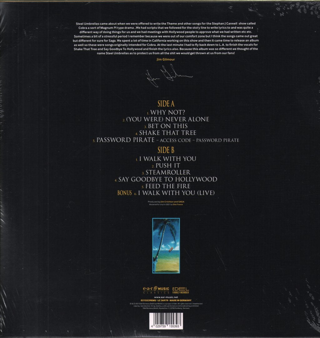 Saga (Rock Group) - Steel Umbrellas - Lp