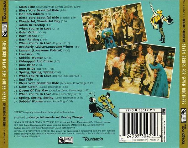 Various Artists - Seven Brides For Seven Brothers (Original Motion Picture Soundtrack) - Cd