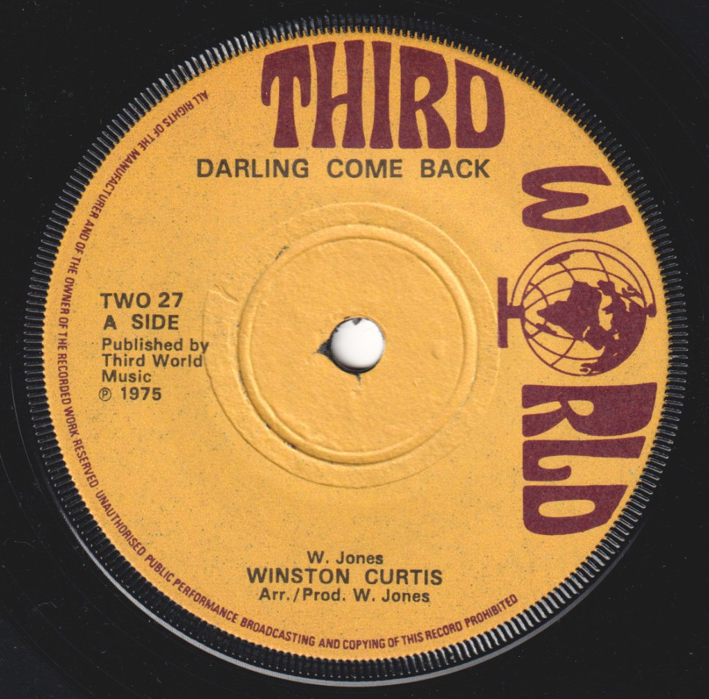 Winston Curtis - Darling Come Back - 7 Inch