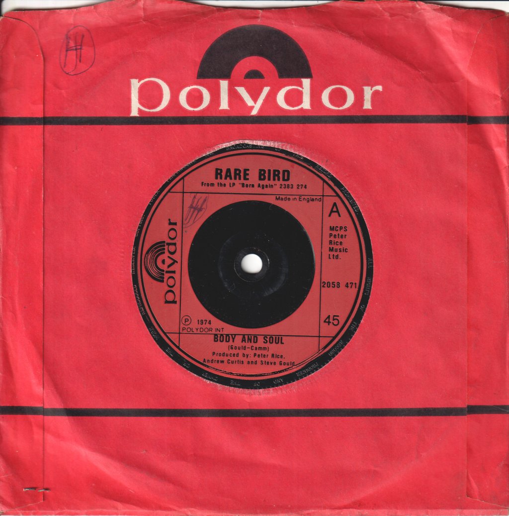 Rare Bird - Body And Soul - 7 Inch