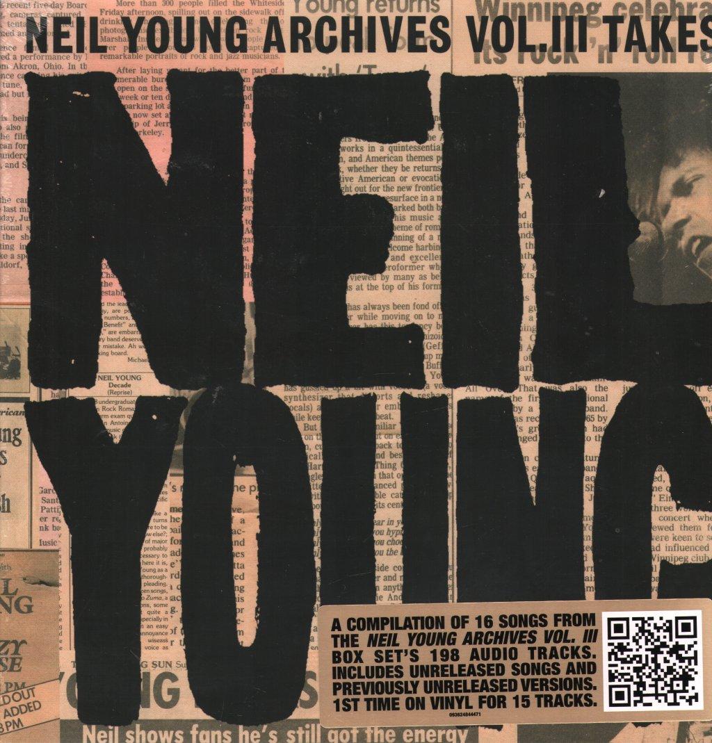 Neil Young - Neil Young Archives Vol. III Takes - Double Lp