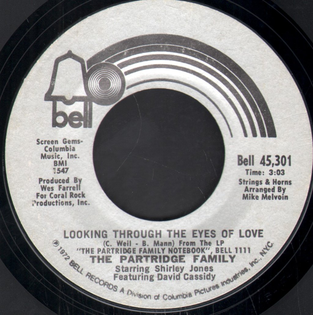 Partridge Family - Looking Through The Eyes Of Love - 7 Inch
