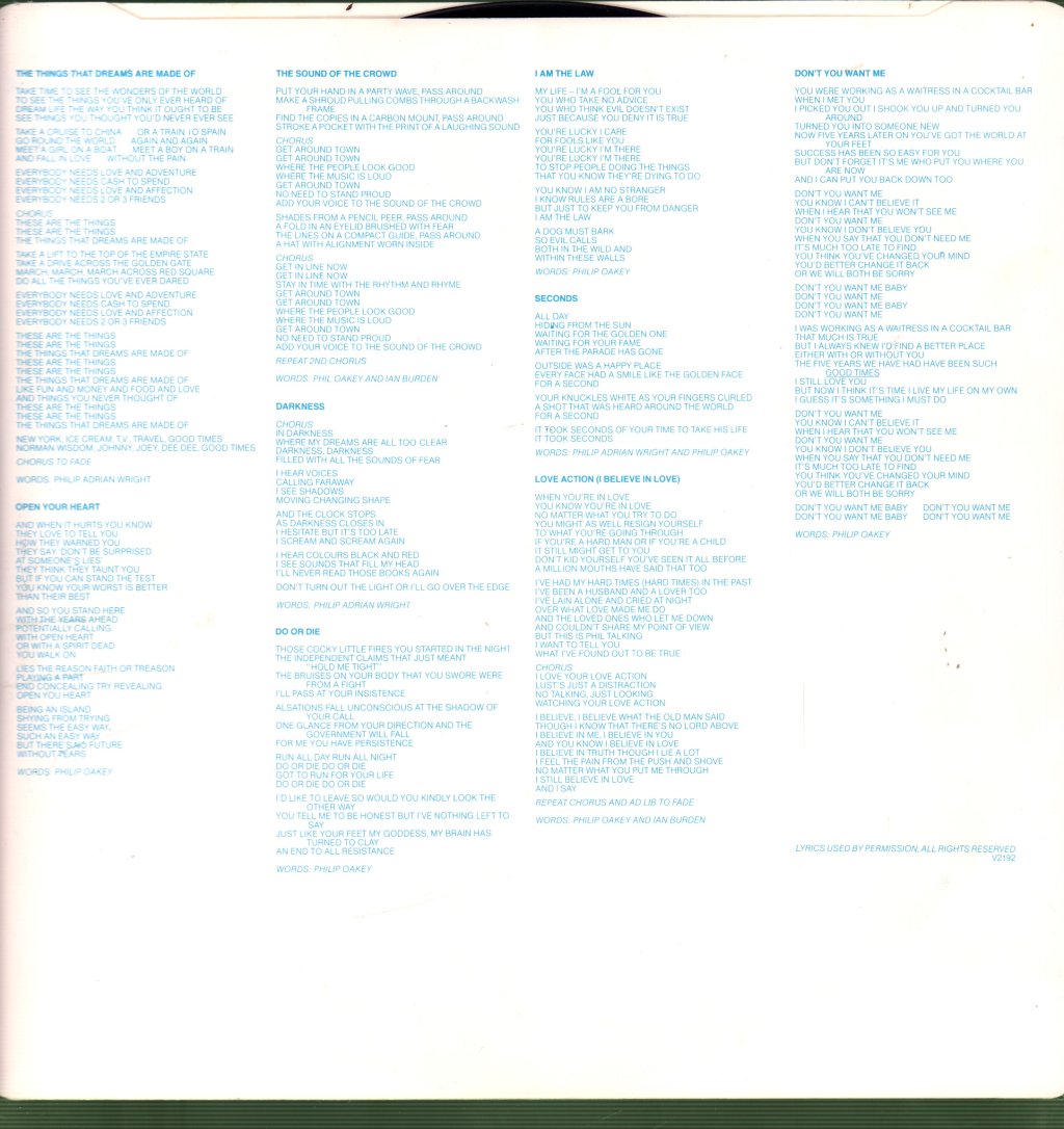 Human League - Dare - Lp