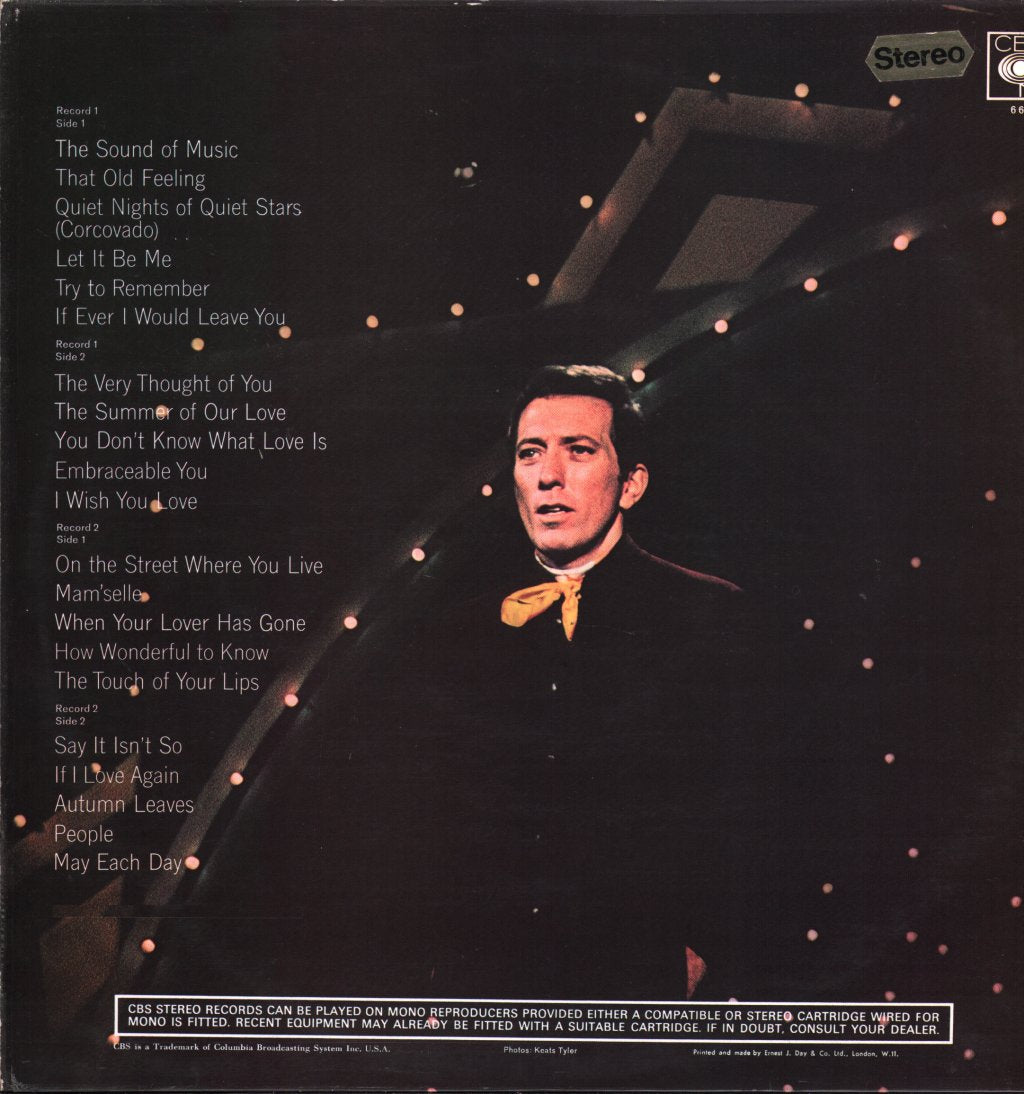 Andy Williams - Andy Williams Sound Of Music - Double Lp