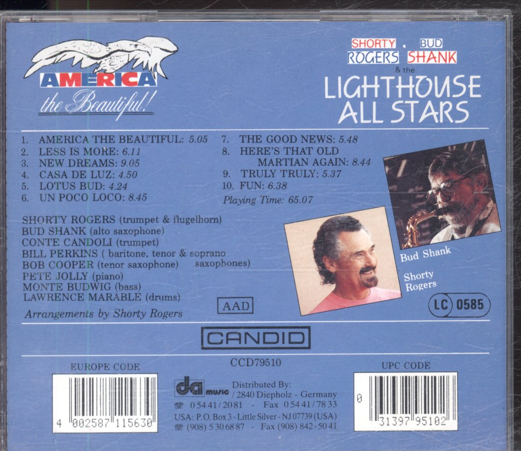 Howard Rumsey's Lighthouse All-Stars - America The Beautiful - Cd