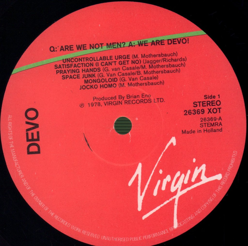 Devo - Q: Are We Not Men? A: We Are Devo! - Lp