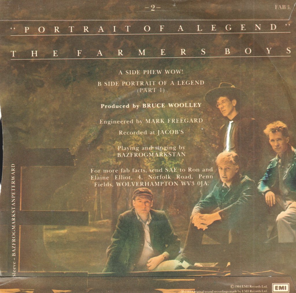 Farmer's Boys - Phew Wow - 7 Inch