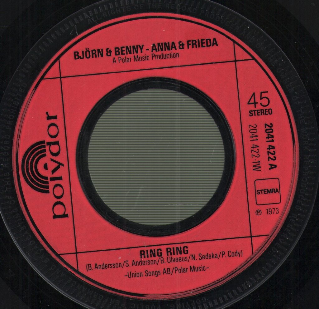 Björn & Benny, Agnetha & Anni-Frid - Ring Ring - 7 Inch