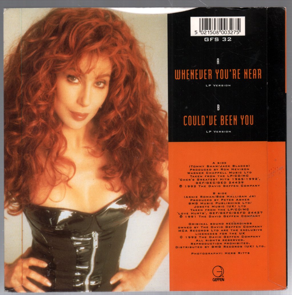 Cher - Whenever You're Near - 7 Inch