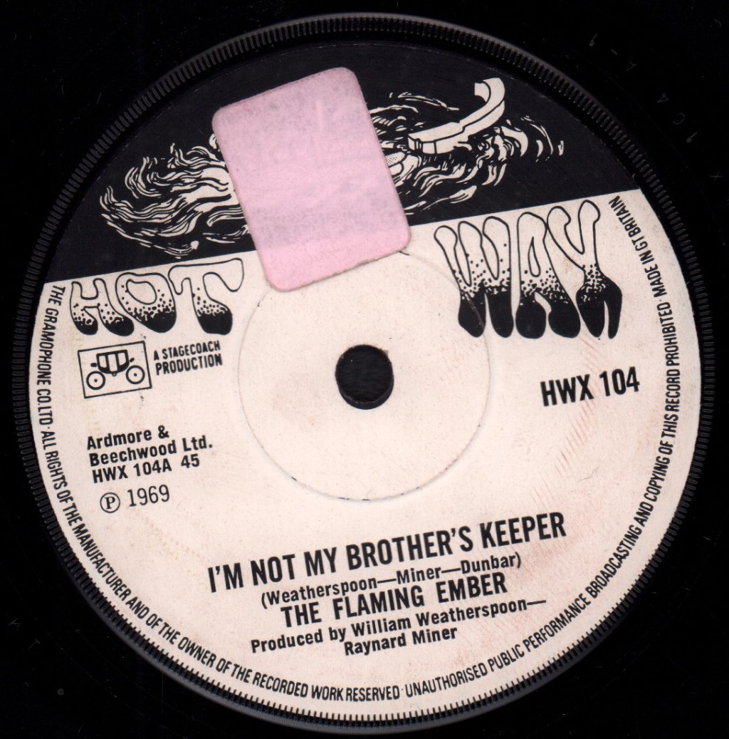 Flaming Ember - I'm Not My Brother's Keeper - 7 Inch