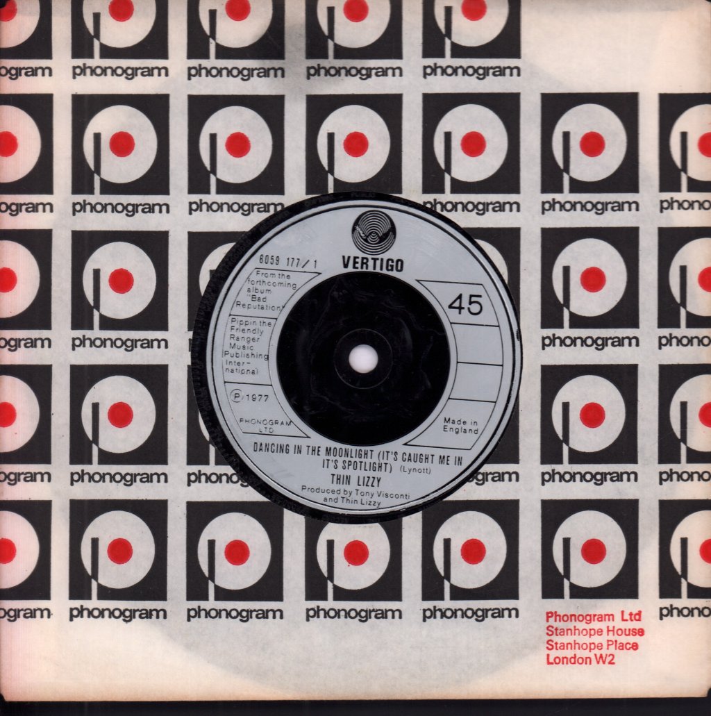 Thin Lizzy - Dancing In The Moonlight - 7 Inch