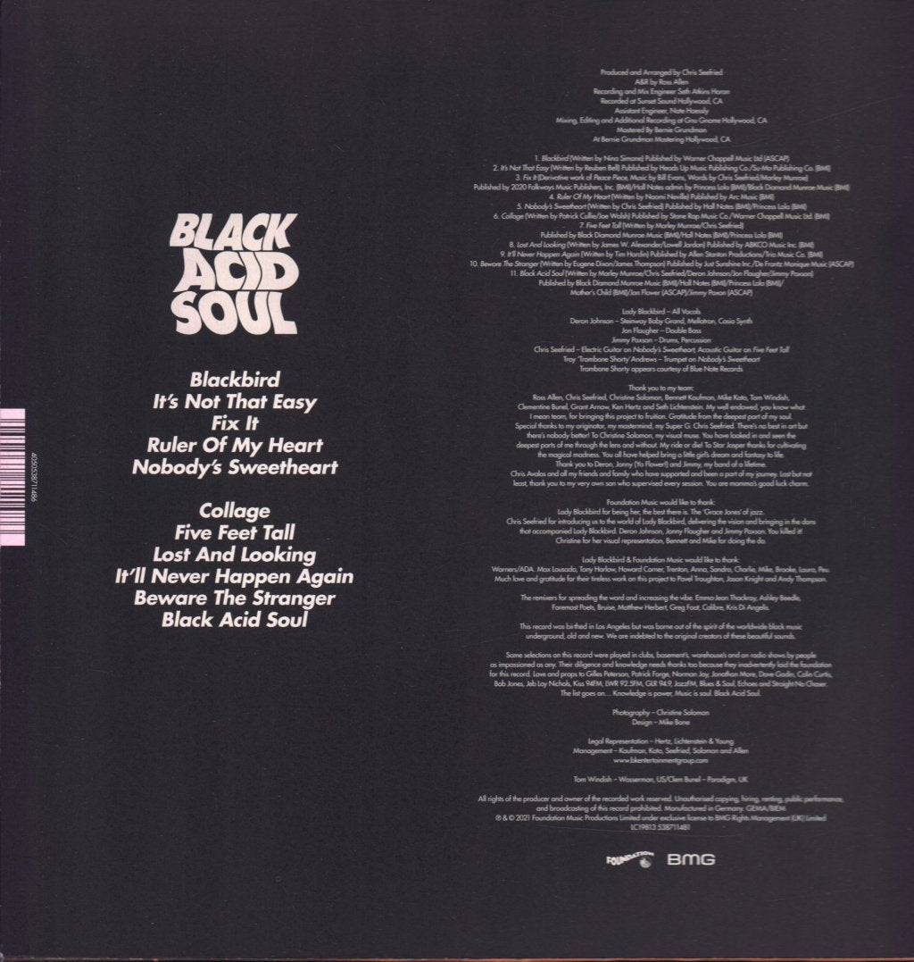 Lady Blackbird - Black Acid Soul - Lp