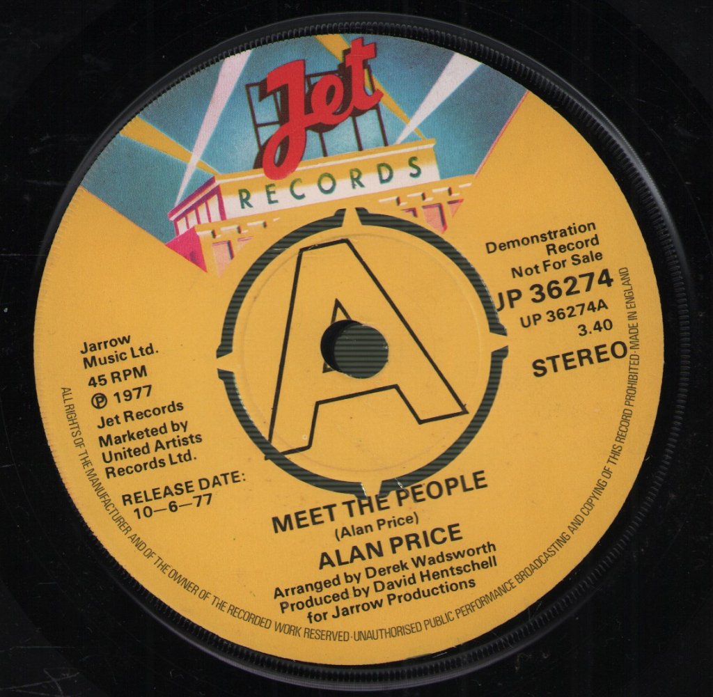 Alan Price - Meet The People - 7 Inch
