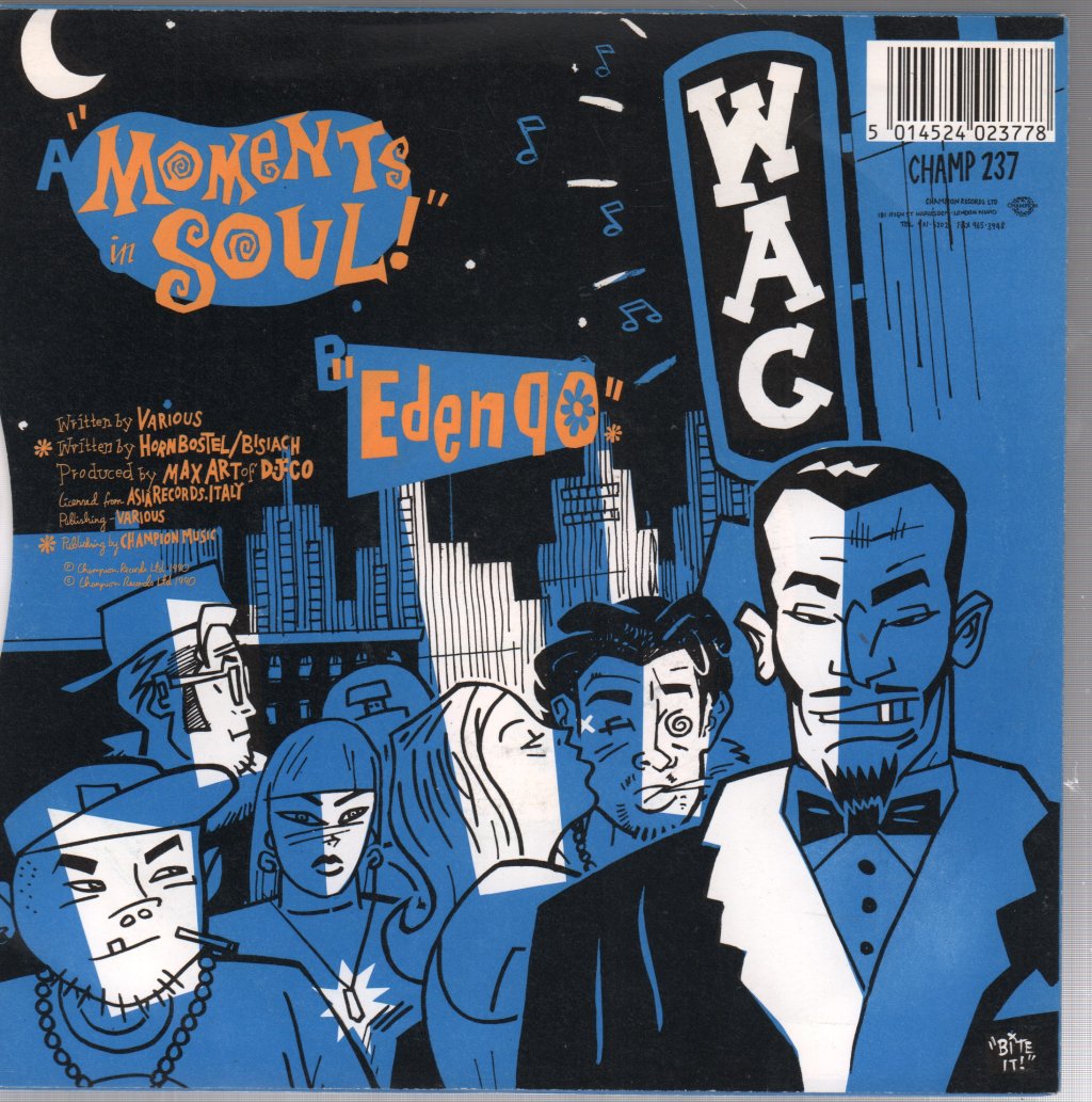 Jt And The Big Family - Moments In Soul - 7 Inch