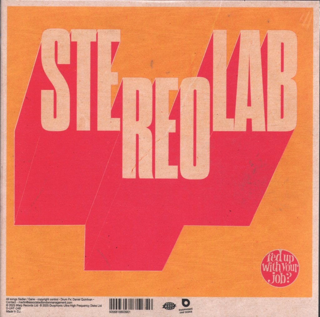 Stereolab - Fed Up With Your Job? / Constant And Uniform Movement Unknown - 7 Inch