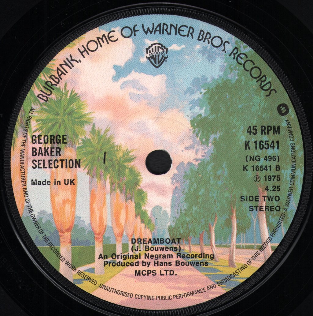 George Baker Selection - Paloma Blanca - 7 Inch