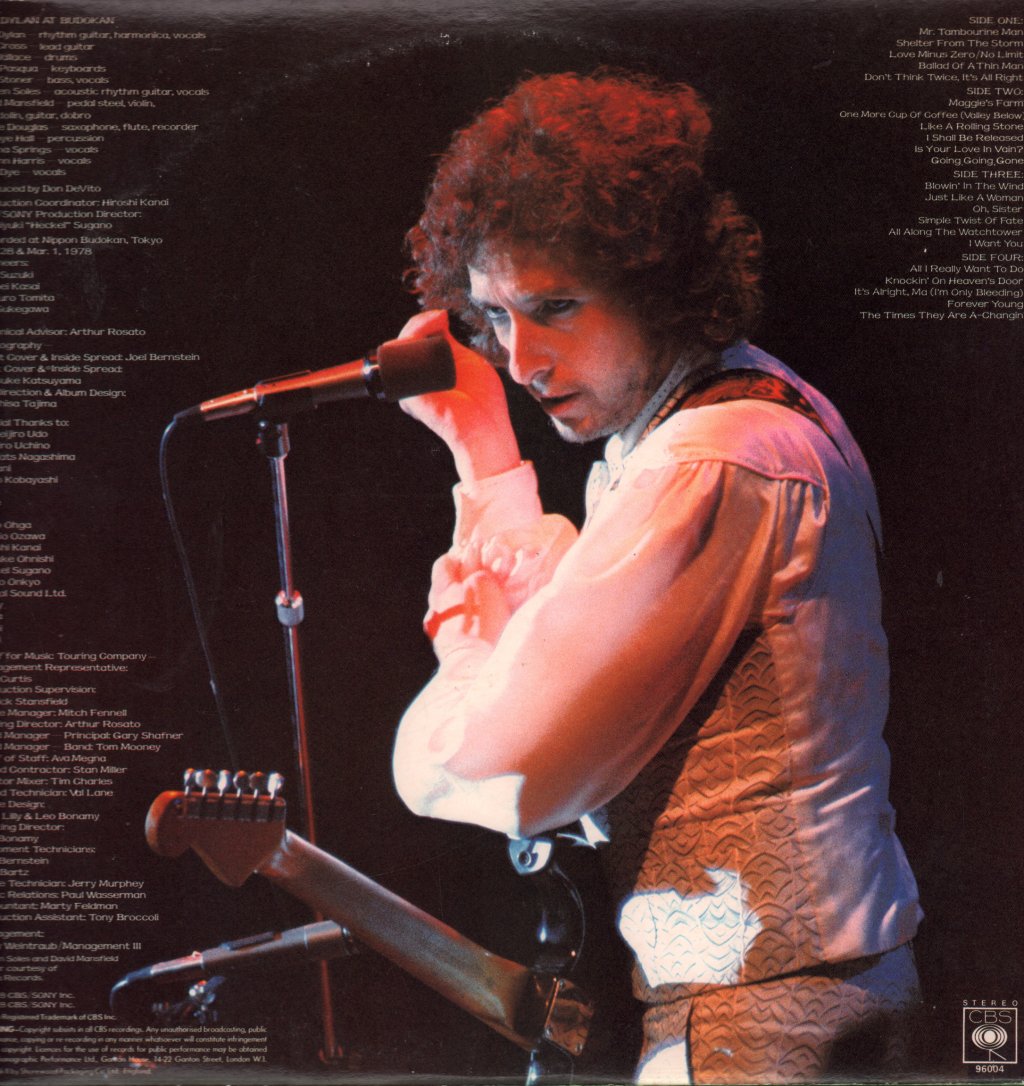 Bob Dylan - At Budokan - Double Lp