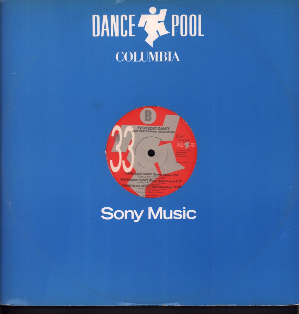 Sake Stabs Starring Pavesi Sound - Everybody Dance - 12 Inch