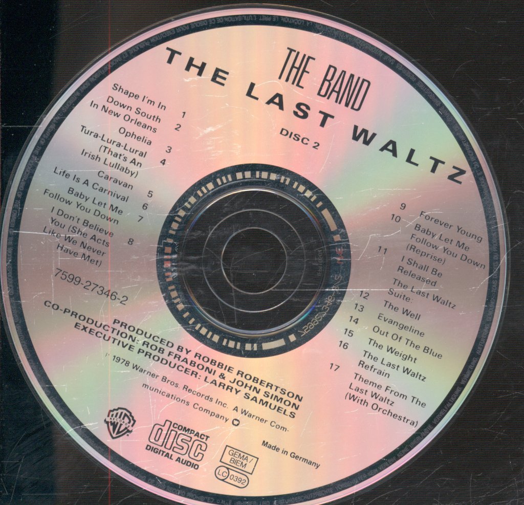 Band - Last Waltz - Double Cd