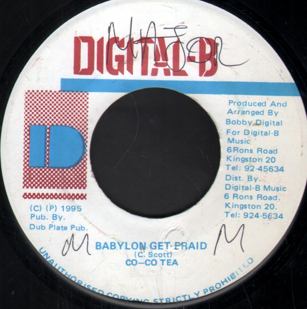 Co-Co Tea - Babylon Get Fraid - 7 Inch