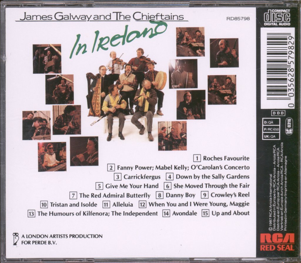 James Galway And The Chieftains - In Ireland - Cd