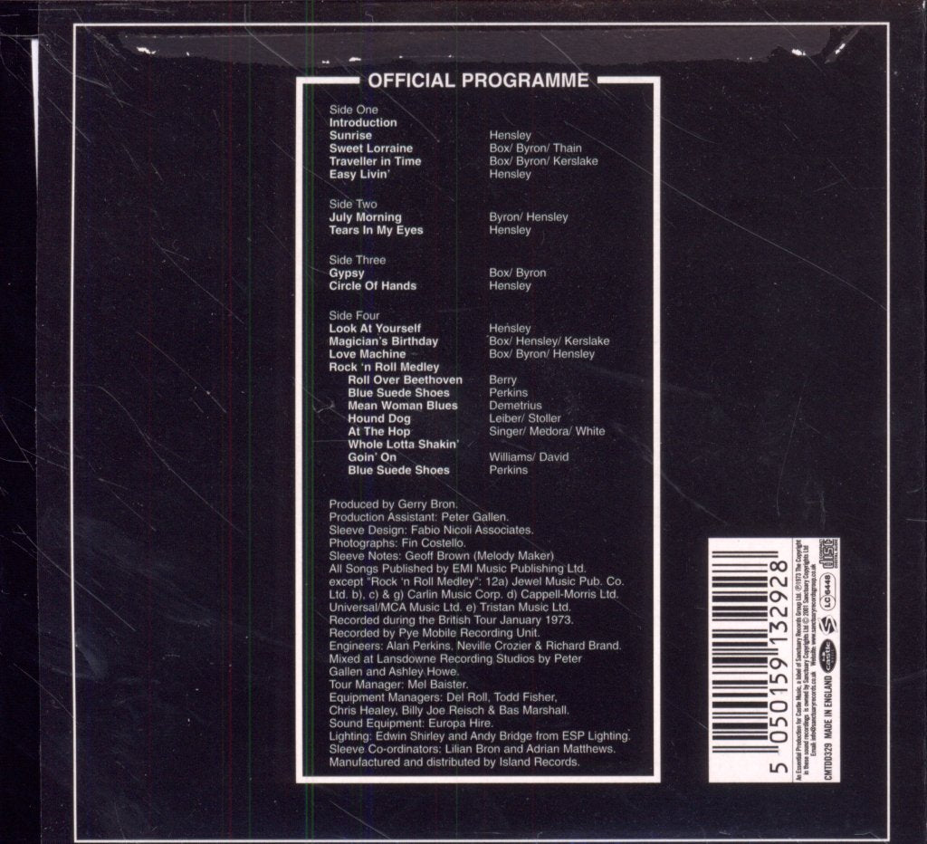 Uriah Heep - Uriah Heep Live - Double Cd