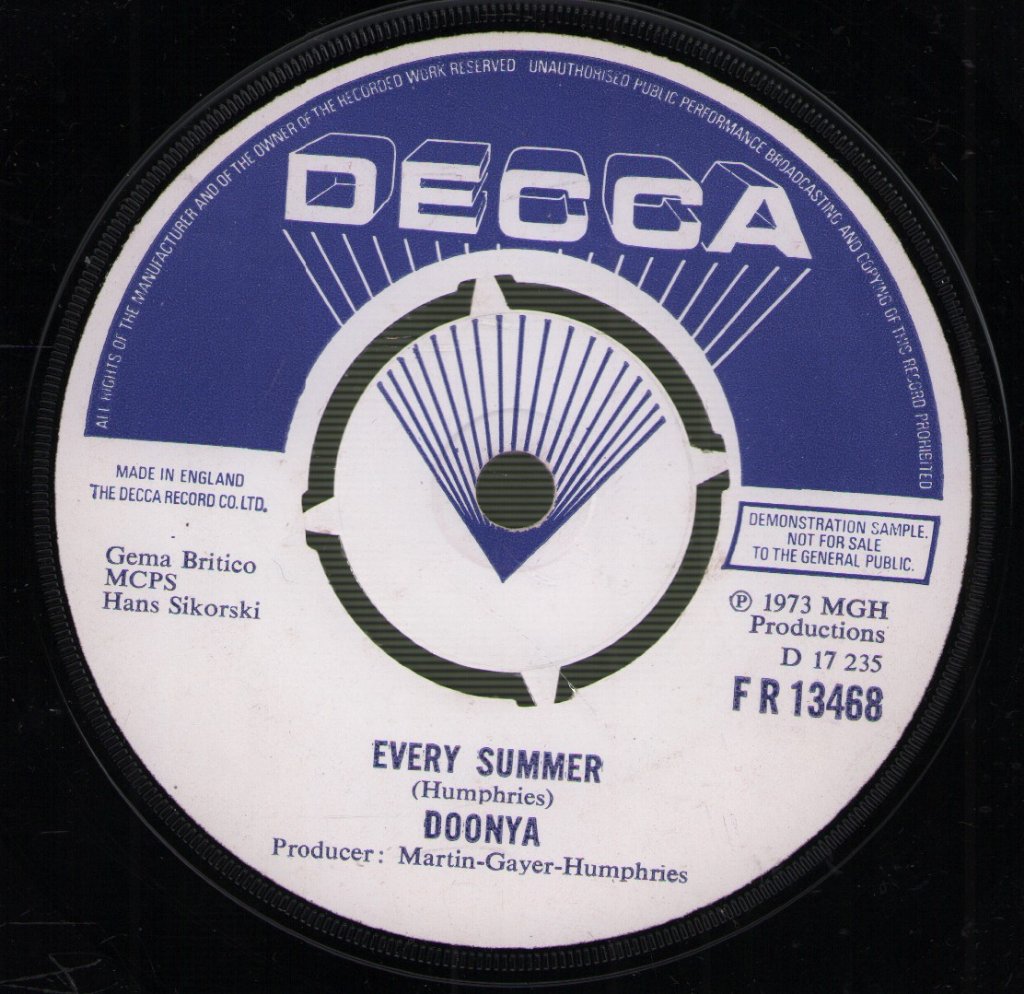 Doonya - I Like It - 7 Inch