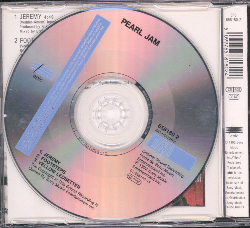 Pearl Jam - Jeremy - Cd