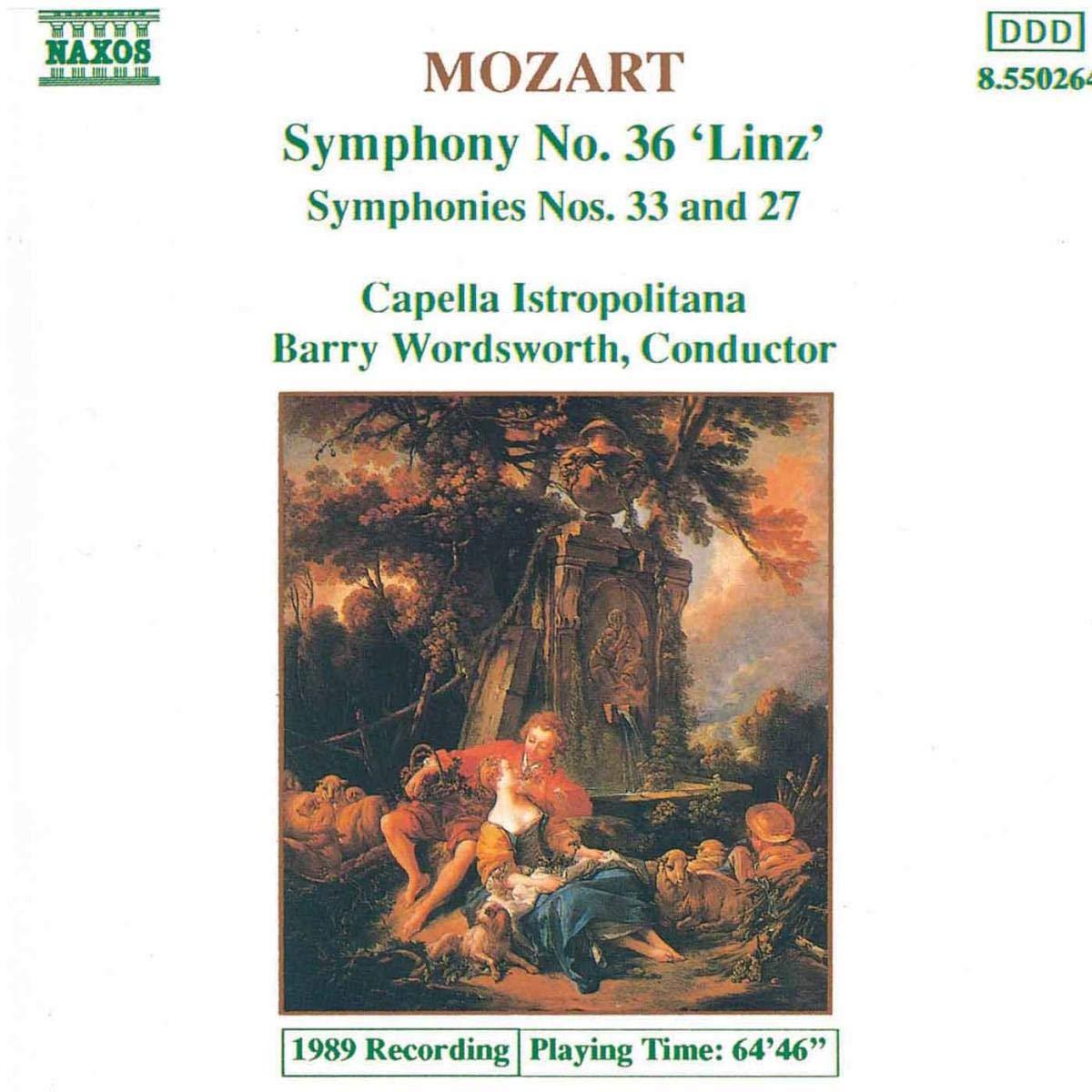 Capella Istropolitana - Mozart: Symphonies Nos. 36, 33 and 27 - Cd