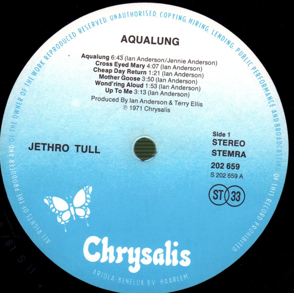 Jethro Tull - Aqualung - Lp