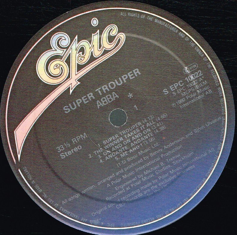 ABBA - Super Trouper - Lp