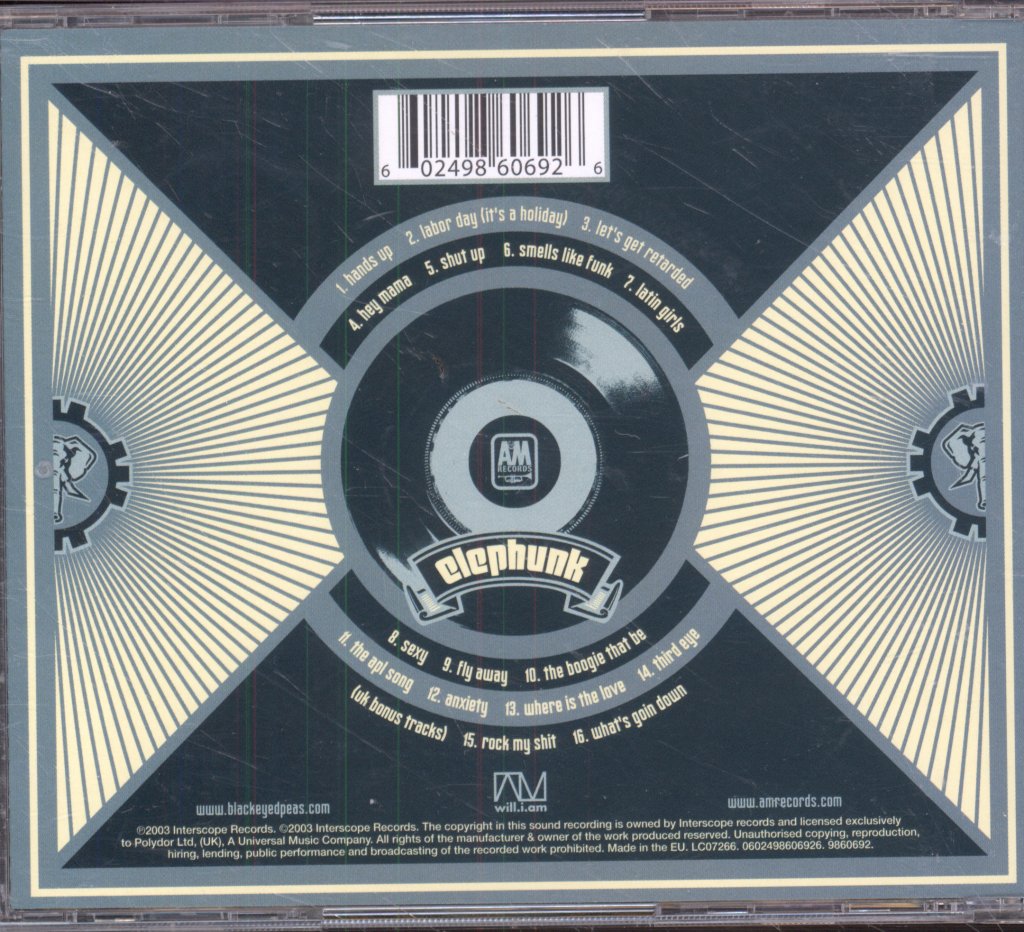 Black Eyed Peas - Elephunk - Cd