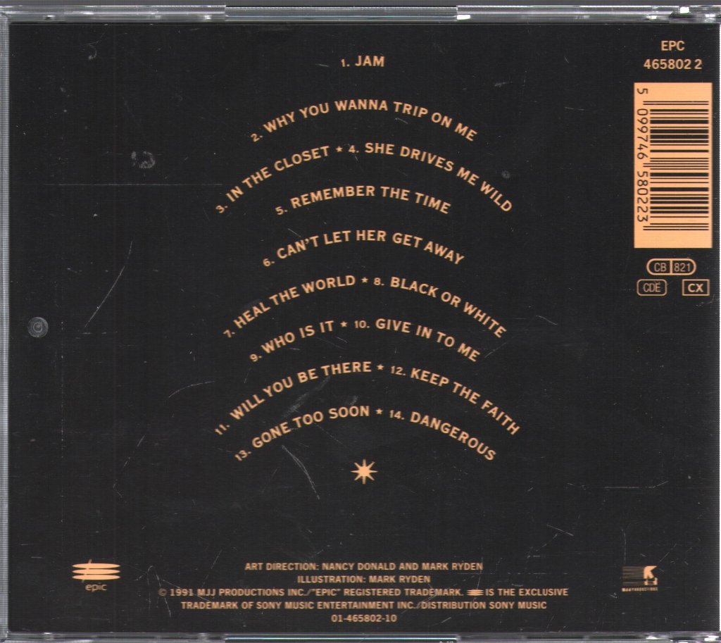 Michael Jackson - Dangerous - Cd