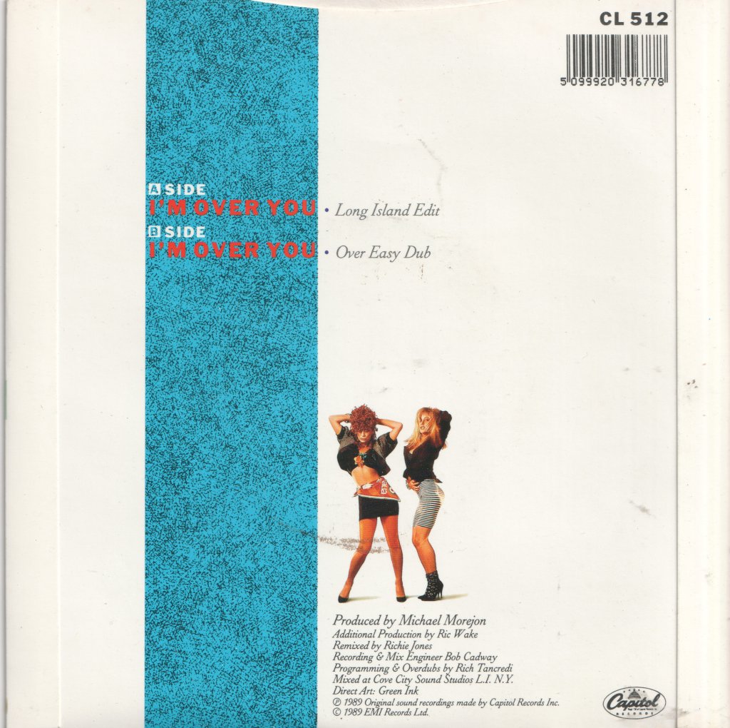 Sequal - I'm Over You - 7 Inch
