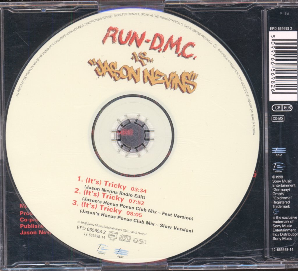 Run Dmc Vs Jason Nevins - (It's) Tricky - Cd