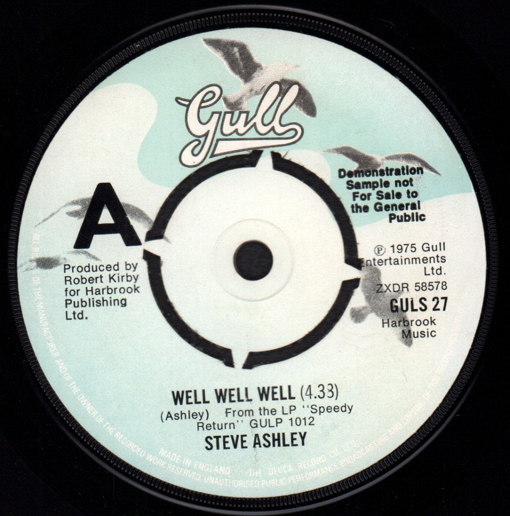 Steve Ashley - Well Well Well - 7 Inch