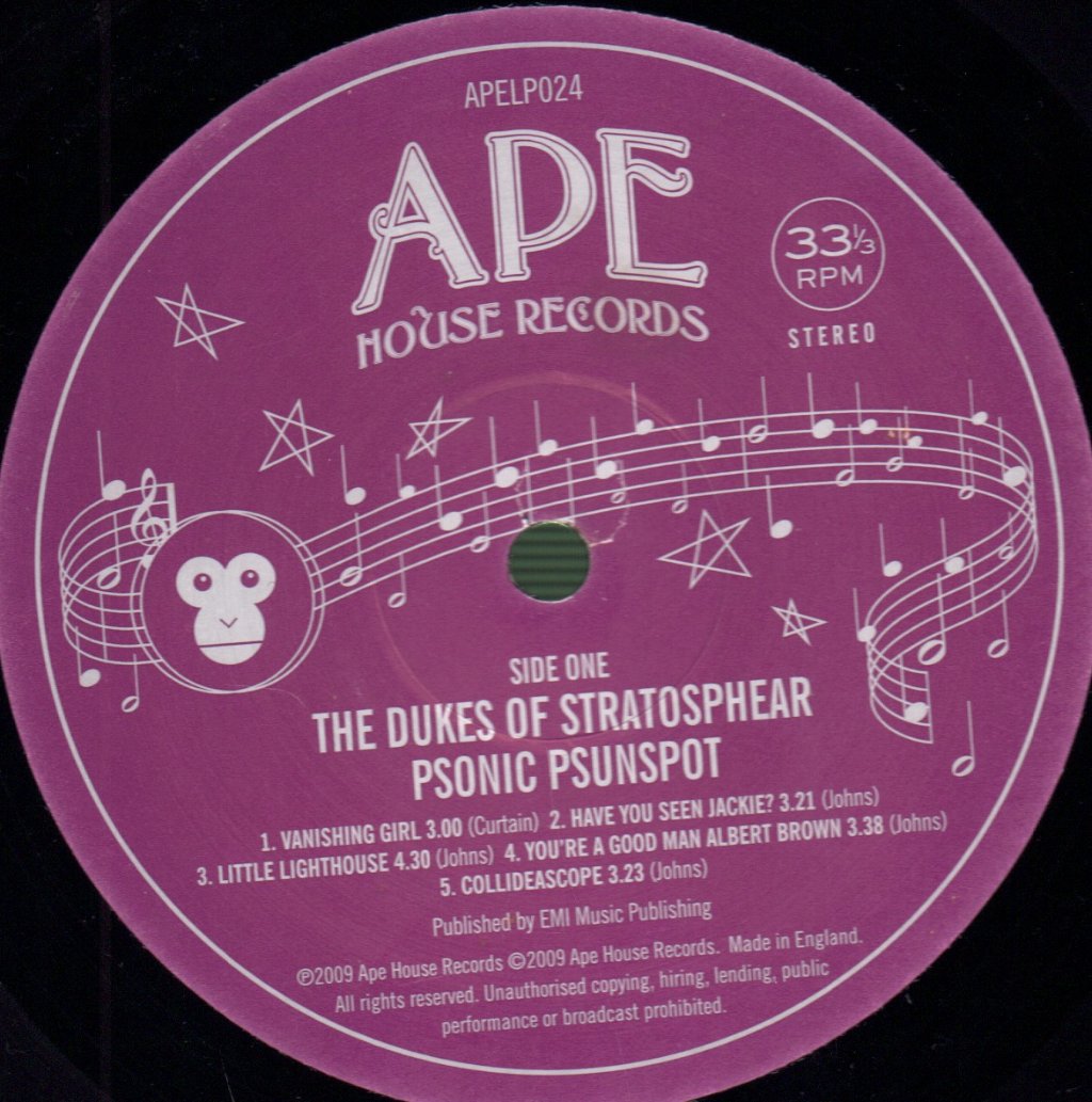 Dukes Of Stratosphear - Psonic Psunspot - Lp