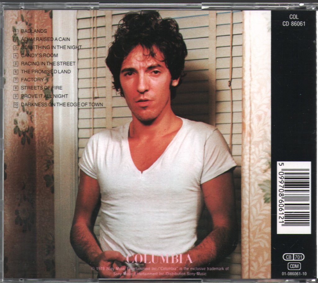 Bruce Springsteen - Darkness On The Edge Of Town - Cd