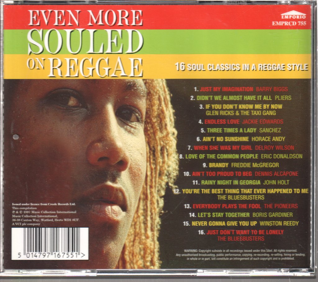 Various - Even More Souled On Reggae (16 Soul Classics In A Reggae Style) - Cd