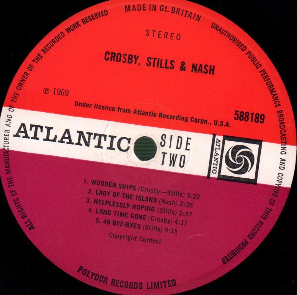 Crosby Stills And Nash - Crosby Stills And Nash - Lp