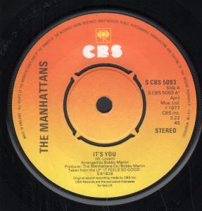 Manhattans - It's You - 7 Inch
