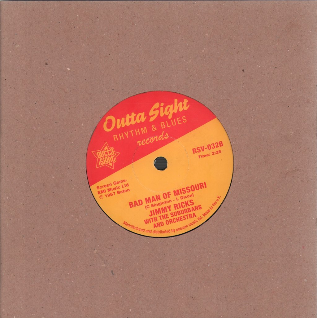 Jimmy Ricks And The Raves - Daddy Rollin Stone - 7 Inch