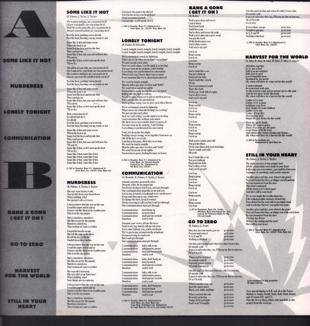 Power Station - Power Station - Lp