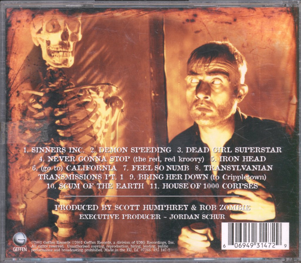Rob Zombie - Sinister Urge - Cd