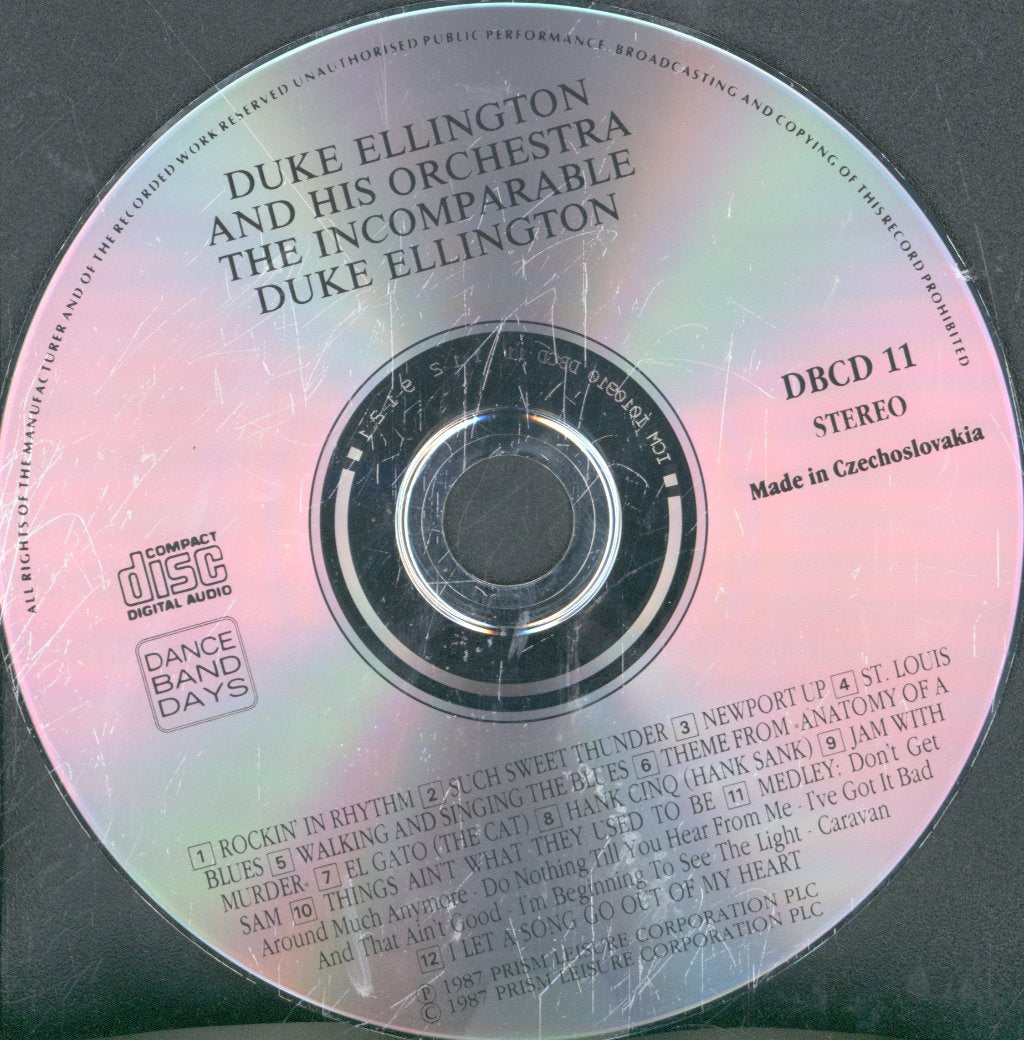 Duke Ellington And His Orchestra - Incomparable Duke Ellington And His Orchestra - Cd