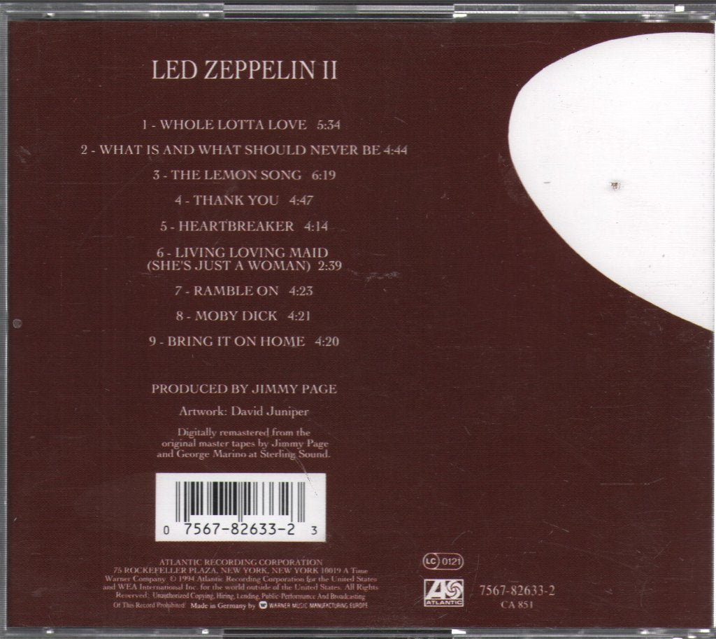 Led Zeppelin - Led Zeppelin II - Cd