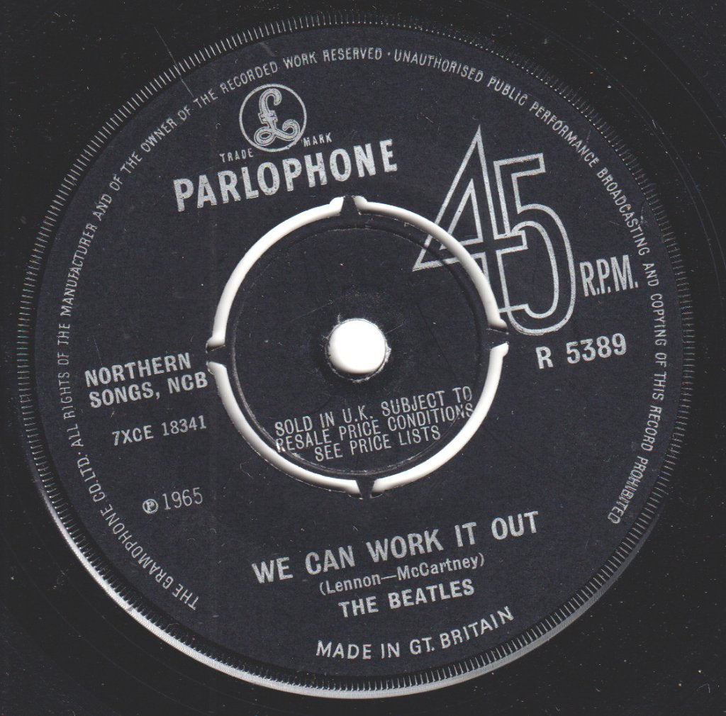 Beatles - We Can Work It Out - 7 Inch