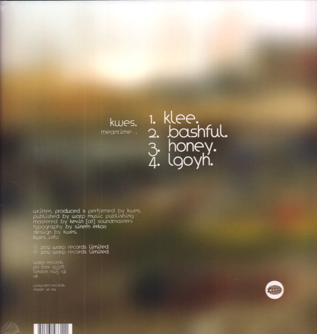 Kwes - Meantime Ep - 12 Inch