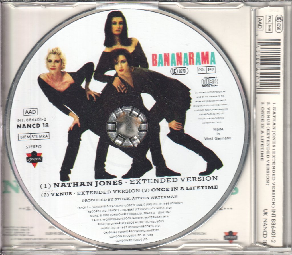 Bananarama - Nathan Jones - Cd